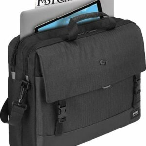 Solo New York - Notch Briefcase for 15.6" Laptop - Gray/Black