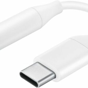 Samsung - USB Type C-to-3.5mm Headphone Jack Adapter - White