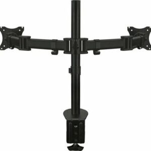 Mount-It! - Full Motion Dual Monitor Desk Mount - Black