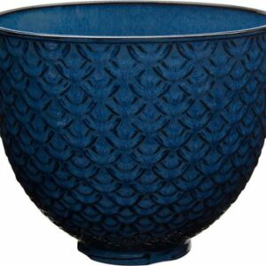 KitchenAid - 5 Quart Ceramic Bowl - KSM2CB5 - Blue Mermaid Lace