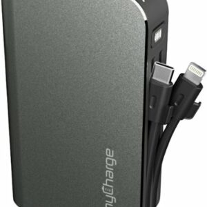 myCharge - HUB Turbo 6700 mAh Portable Charger for Most Mobile Devices - Gray