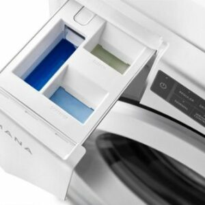 Amana - 4.3 Cu. Ft. High Efficiency Stackable Front Load Washer with 14 Cycle Options - White