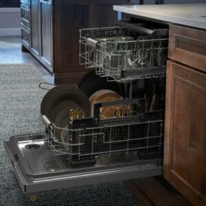 Monogram - Top Control Smart Built-In Stainless Steel Tub Dishwasher with 3rd Rack and 39 dBa - Custom Panel Ready