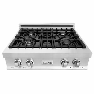 ZLINE - Professional 30" Gas Cooktop with 4 Burners - Stainless Steel