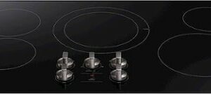 Samsung - 36" Built-In Electric Cooktop - Black