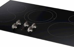 Samsung - 36" Built-In Electric Cooktop - Black