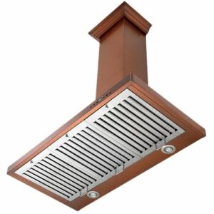 ZLINE - Designer Copper 48" Externally Vented Range Hood - Baked Copper