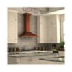 ZLINE - Designer Copper 48" Externally Vented Range Hood - Baked Copper