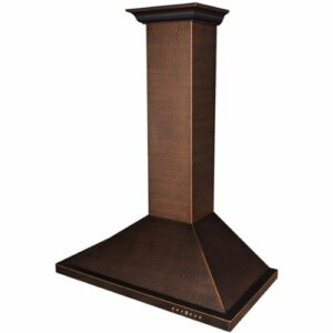 ZLINE - Designer Copper 30" Externally Vented Range Hood - Hand Hammered Copper