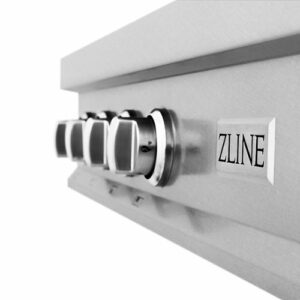 ZLINE - Porcelain Gas Stovetop, Fingerprint Resistant with 7 Gas Burners and Griddle - Stainless Steel