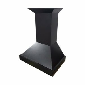 ZLINE - Designer Wood 30" Externally Vented Range Hood - Black Painted