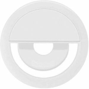 Bower - Clip On LED Ring Light - White