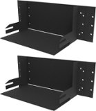 Metra - Amplifier Mounting Bracket for Harley-Davidson 1998-2013 Motorcycles (Pair) - Black