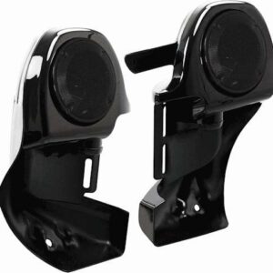 Metra - Lower Fairing Speaker Assembly for Harley-Davidson 1983-2013 Motorcycles - Black