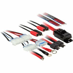 Metra - POWERSPORTS Motorcycle Amplifier Installation Kit - Black/Blue/Red/White