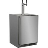 Lynx - 5.3 Cu. Ft. 2-Tap Beverage Cooler Kegerator - Silver