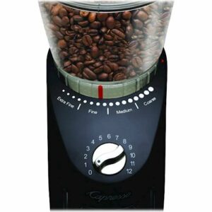 Capresso - Infinity Plus 4-Oz. Conical Burr Coffee Grinder - Black