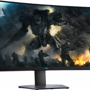 Dell - Geek Squad Certified Refurbished 32" LED Curved QHD FreeSync Monitor with HDR