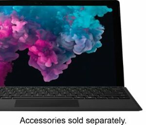 Microsoft - Geek Squad Certified Refurbished Surface Pro 6 - 12.3" Touch-Screen - Intel Core i5 - 8GB - 256GB SSD (Latest Model) - Black