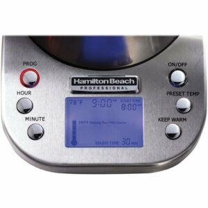 Hamilton Beach - Professional 1.7L Electric Kettle - Stainless Steel