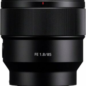 Sony - FE 85mm f/1.8 Telephoto Prime Lens for E-mount Cameras - Black