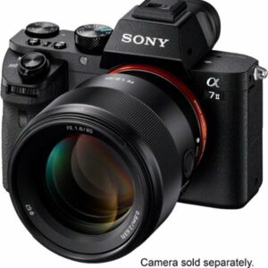 Sony - FE 85mm f/1.8 Telephoto Prime Lens for E-mount Cameras - Black