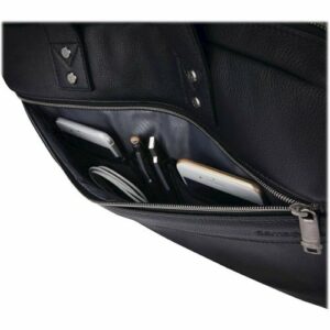 Samsonite - Classic Leather Slim Brief for 15.6" Laptop - Black