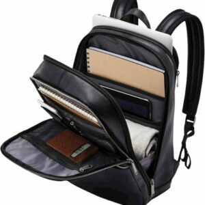 Samsonite - Classic Leather Slim Backpack for 14.1" Laptop - Black