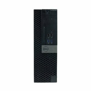 Refurbished Dell 5040-SFF Desktop Core i5-6500 3.2GHz, 16GB, 256GB SSD, DVD, Windows 10 Professional 64bit - Black