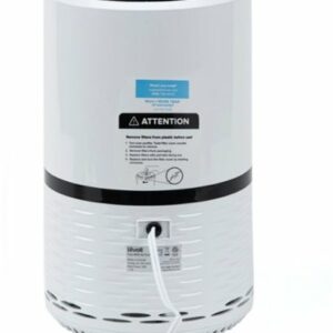 Levoit - Aerone 129 Sq. Ft True HEPA Air Purifier with Replacement Filter - White