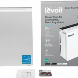 Levoit - TruClean Smart 360 Sq. Ft True HEPA Air Purifier - White