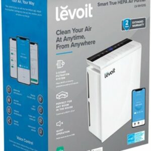 Levoit - TruClean Smart 360 Sq. Ft True HEPA Air Purifier - White