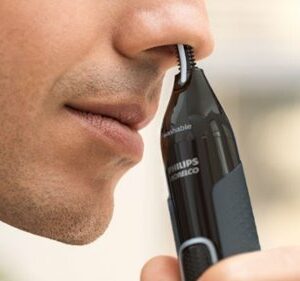 Philips Norelco - Nose Trimmer - Black/Silver