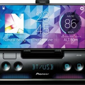 Pioneer - In-dash Bluetooth® Audio Digital Media (ADM) Receiver with Built-In Cradle for Smartphone - Black