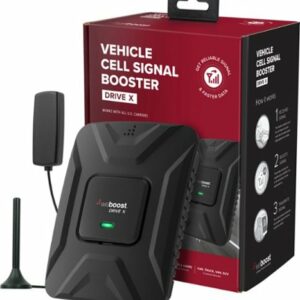 weBoost - Drive X Vehicle Cell Phone Signal Booster for Car, Truck, Van, or SUV, Boosts 5G & 4G LTE for All U.S. Carriers