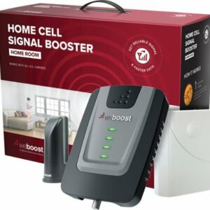 weBoost - Home Room Cell Phone Signal Booster Kit for up to 1 Room, Boosts 4G LTE & 5G for all U.S. Networks & Carriers