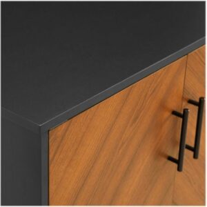 Walker Edison - Modern Cabinet For Most TVs Up to 30" - Black