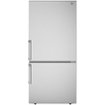 Bertazzoni - 17.1 Cu. Ft. Bottom-Freezer Refrigerator - Stainless Steel