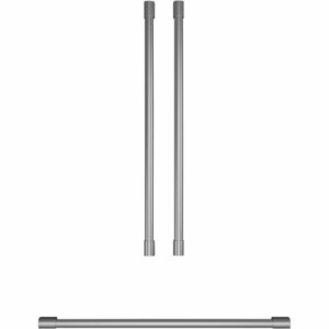 Statement Handle Kit for Select Monogram French Door Refrigerators - Silver