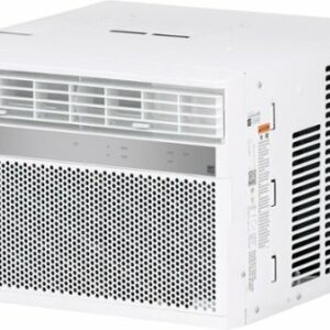 GE - 700 Sq. Ft. 14,000 BTU Smart Window Air Conditioner with WiFi and Remote - White