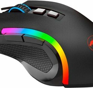 REDRAGON - Griffin M607 Wired Optical Gaming Mouse - Black