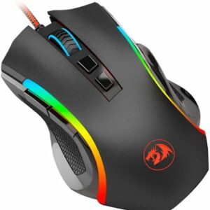 REDRAGON - Griffin M607 Wired Optical Gaming Mouse - Black