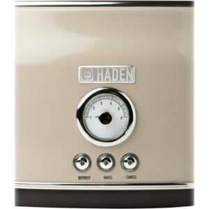 Haden - Dorset 2-Slice  Toaster, Wide Slot for Bagels with Multi Settings - Putty