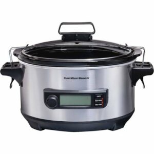 Hamilton Beach - 6qt Digital Slow Cooker - Stainless Steel