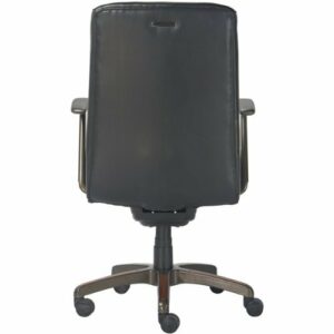 La-Z-Boy - Emerson Bonded Leather Ergonomic Swivel Executive Office Chair - Black