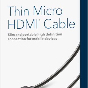 Insignia™ - 8’ Micro HDMI Cable to HDMI - Black