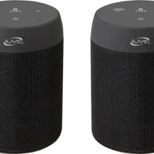 iLive - Portable Bluetooth Speaker (2-Pack) - Black