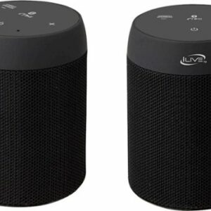 iLive - Portable Bluetooth Speaker (2-Pack) - Black