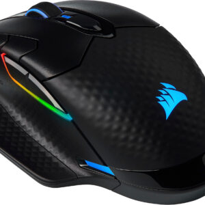 CORSAIR - DARK CORE RGB PRO SE Wireless Optical Gaming Mouse with Qi Wireless Charging - Black