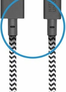 Native Union - 4' USB Type C-to-USB Type A Cable - Zebra